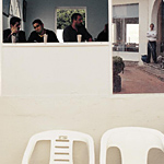 Hirschgeweih im Fischlokal